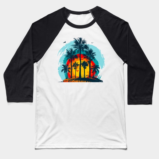 Abstract Painting Design Baseball T-Shirt by Fashion trends